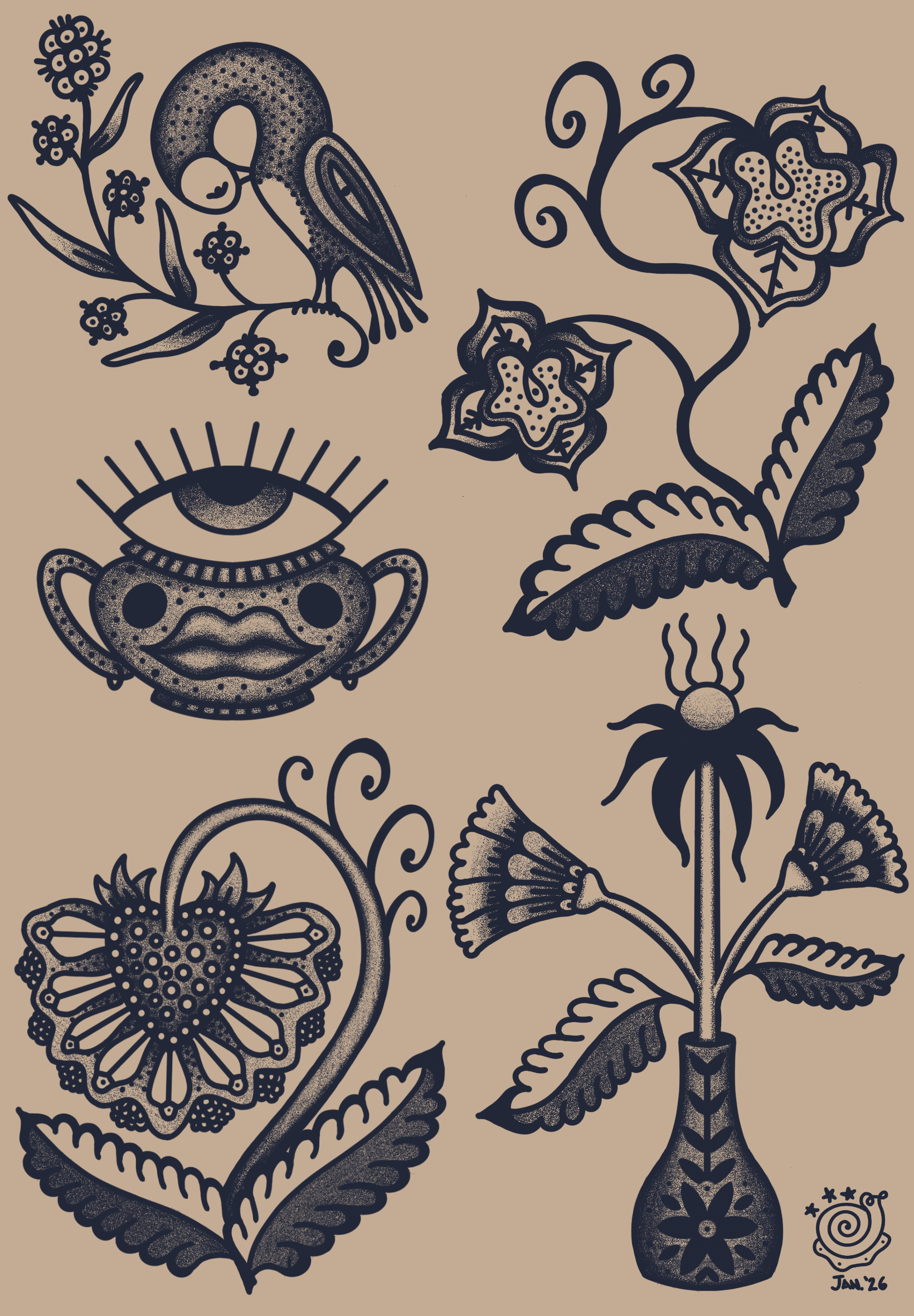 Folk Flash Sheet '26